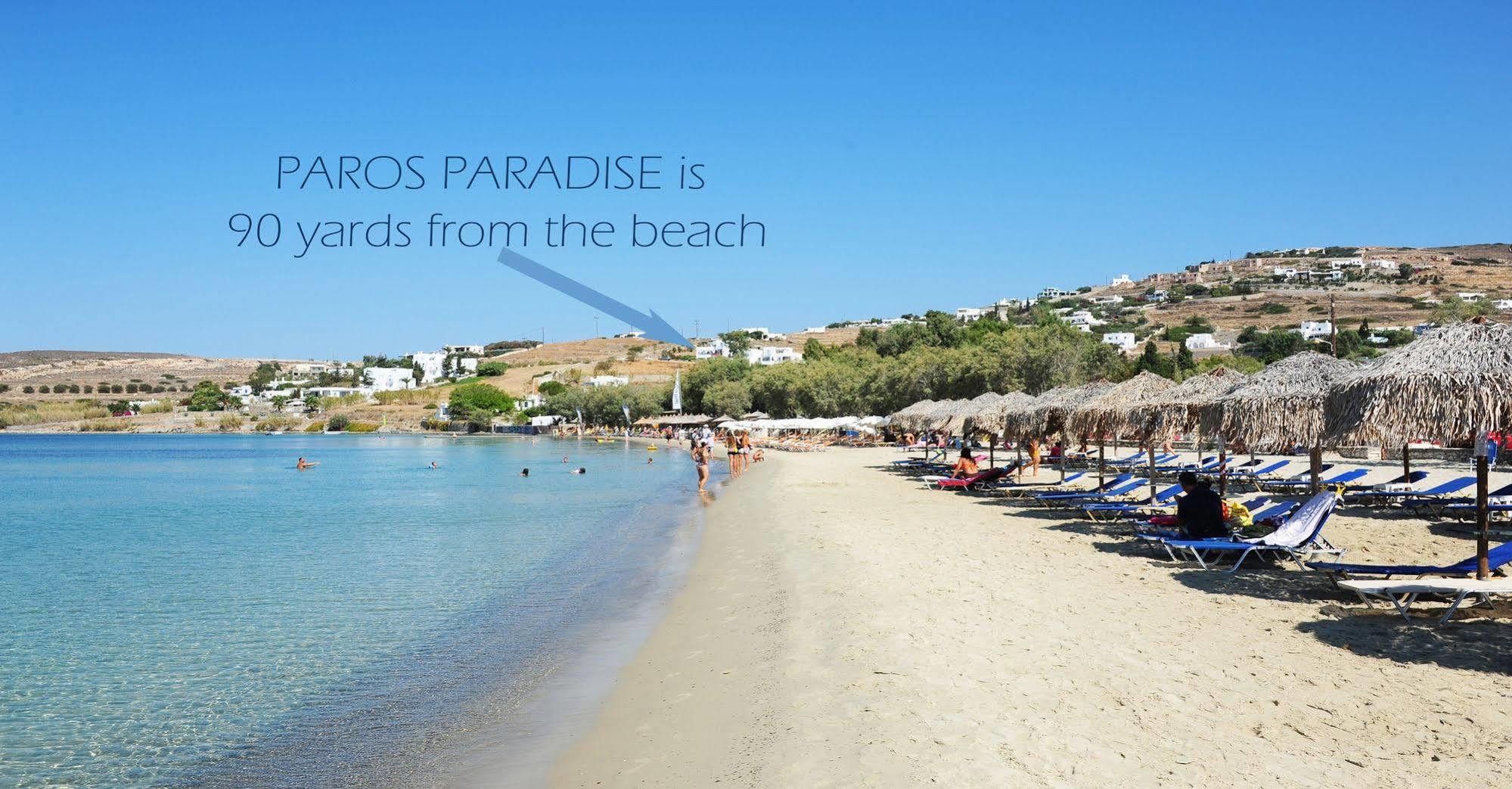 Paros Paradise Apartments Bagian luar foto